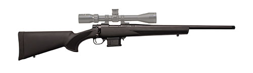 Howa Mini Varmint i kaliber .223 Remington har en 20" pipa, avtagbar 10+1 magasin och väger endast 4.56 lbs, perfekt för precision och lätt hantering.